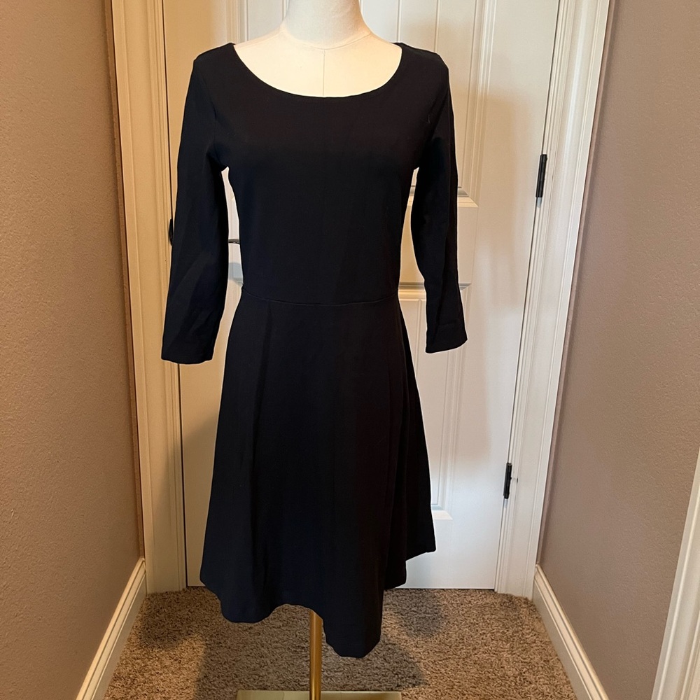 Old Navy Classic Black Long Sleeve Dress